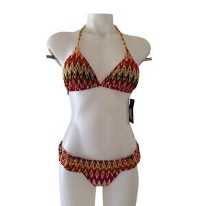 ABS Allen Schwartz Multicolor Bikini – Size M – New with Tags